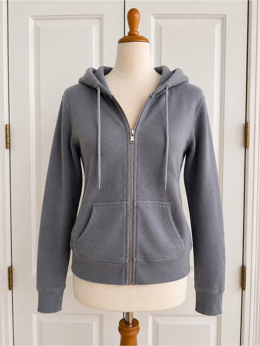 John Galt by PacSun Blue Cropped Zip Hoodie One Size NWT